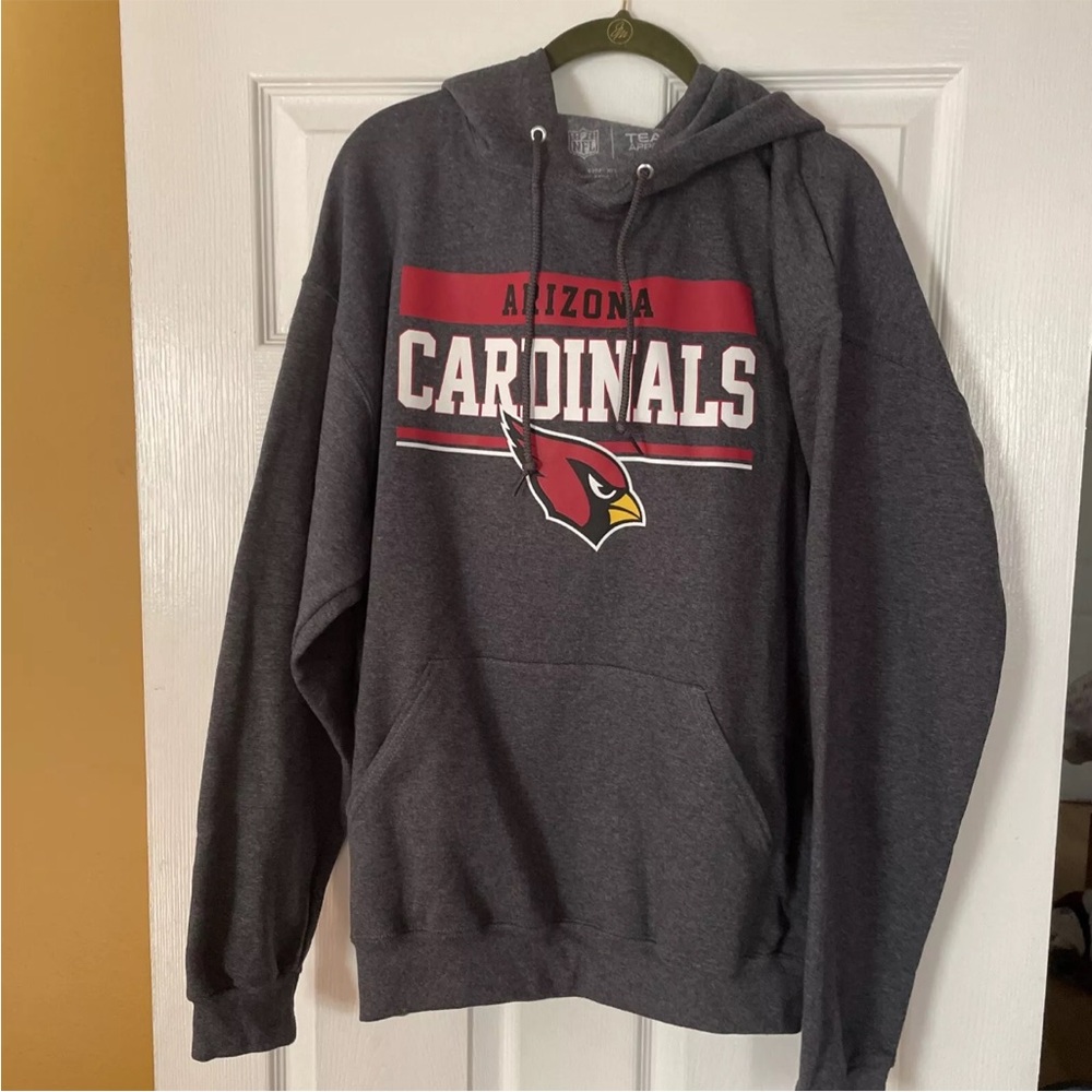 NWOT Arizona Cardinals Grey NFL Sweatshirt  Mens Hoodie Large